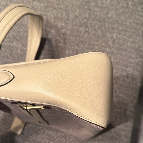 Coach Soft Tabby Elegant Cream Designer Shoulder Bag - Picture 5 of 11